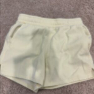 Women's Athletic Cream Shorts